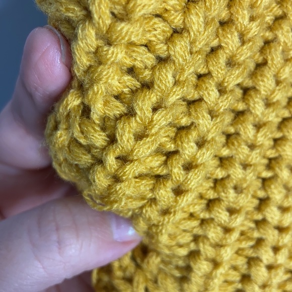 Mustard Yellow Open Front Cardigan - Picture 5 of 13